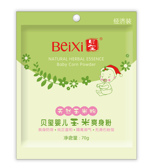 貝璽yinge玉米爽身粉經(jīng)濟(jì)袋裝