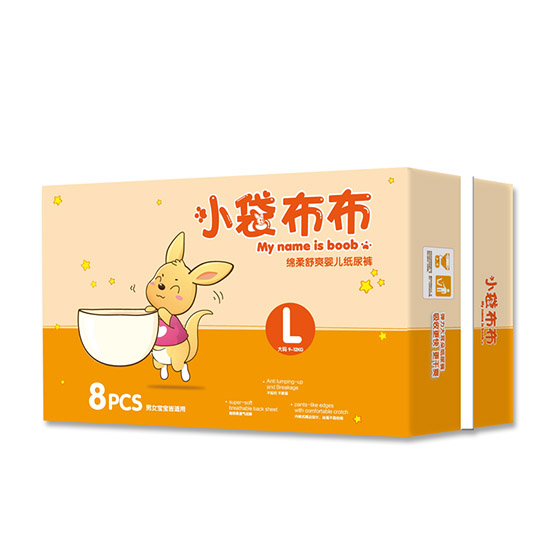 小袋布布綿柔舒爽yinge紙尿褲L8片