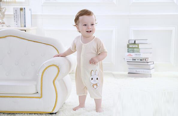 蓓琪兔yinge內(nèi)衣2015春夏新款間條短袖連體衣0