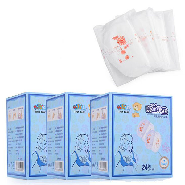 轉轉熊超薄透氣款24片裝一次性防溢乳墊
