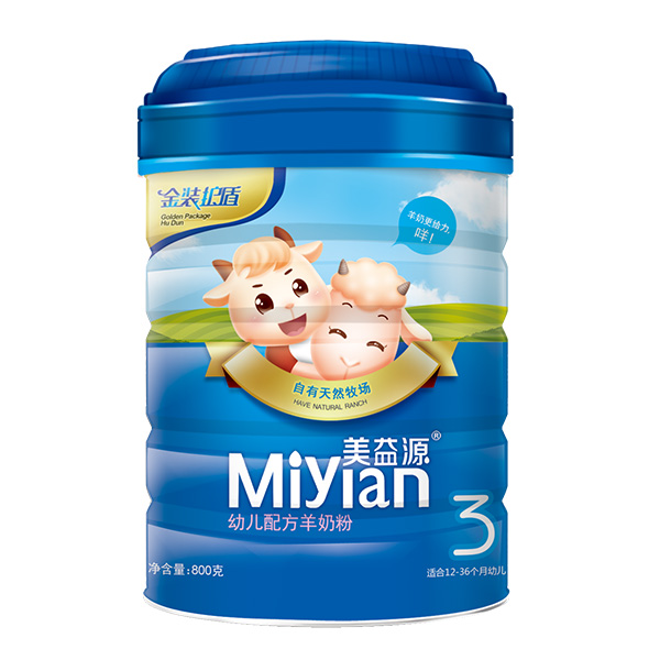 美益源金裝護(hù)盾youe配方羊奶粉3段罐裝