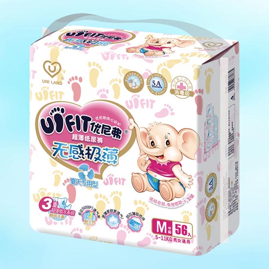 優(yōu)尼弗無感極薄yinge紙尿褲M碼56入