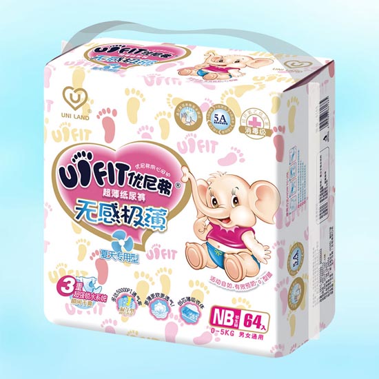 優(yōu)尼弗無感極薄yinge紙尿褲NB碼64入