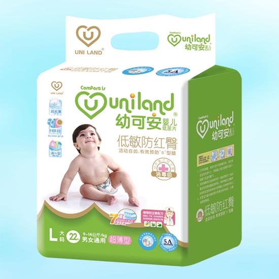 幼可安超薄yinge紙尿片L碼22入