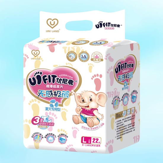 優(yōu)尼弗無(wú)感極薄yinge紙尿片L碼22入