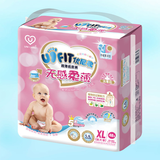 優(yōu)尼弗無感柔薄yinge紙尿褲XL碼40入