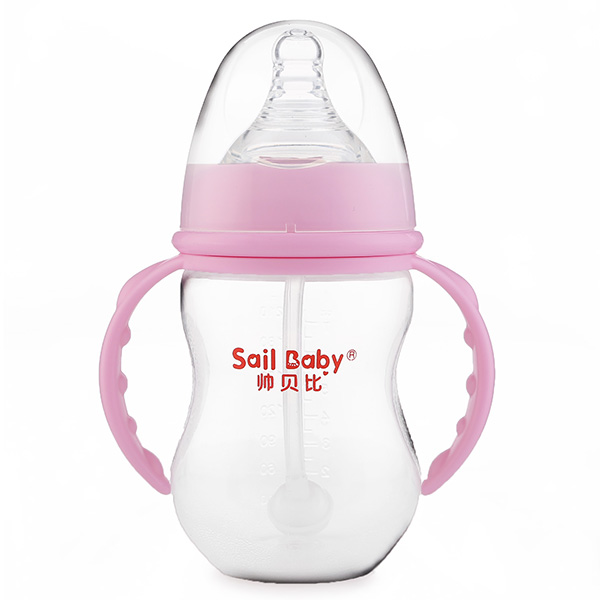 帥貝比超炫PP奶瓶小粉