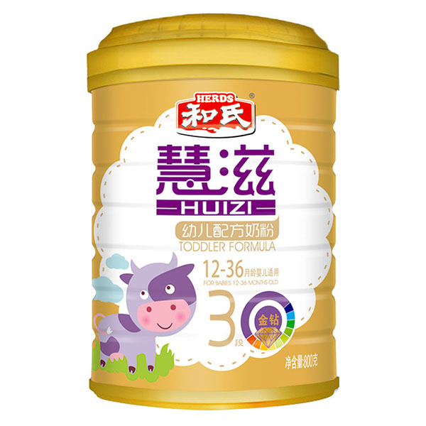 慧滋youe配方奶粉800克金鉆3段罐裝