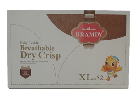 布萊迪透氣干爽yinge紙尿褲XL碼52片