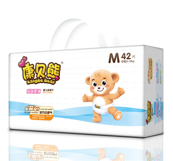 康貝熊瞬吸柔薄紙尿片M碼42片