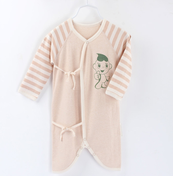 星語伊yinge服裝夏季youe長袖哈衣彩棉爬服