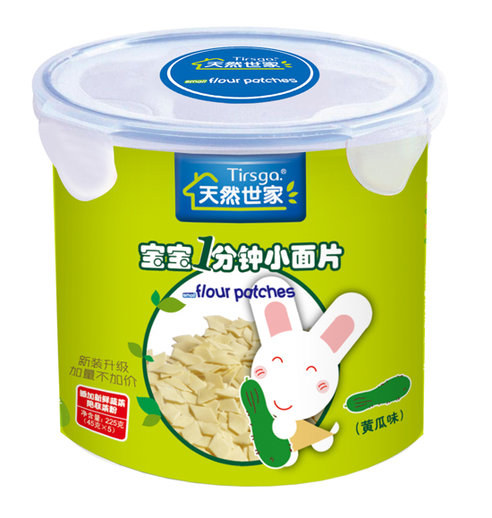 天然世家黃瓜小面片桶裝