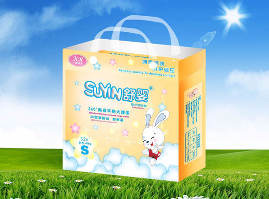 舒嬰360度貼身環(huán)抱大腰圍yinge紙尿褲S碼32片