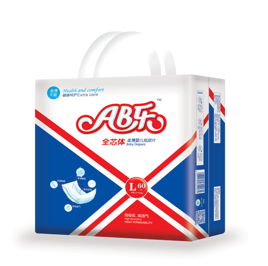 AB樂柔薄yinge紙尿片L碼60片