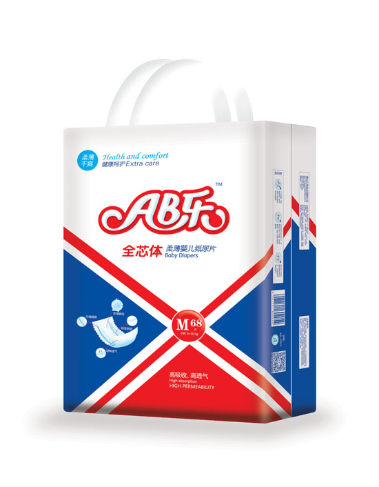 AB樂柔薄yinge紙尿片M碼68片
