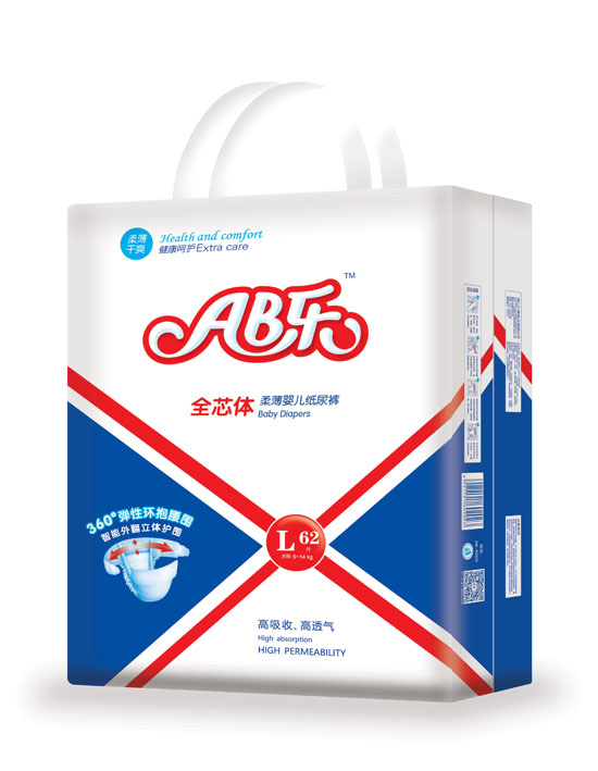 AB樂柔薄yinge紙尿褲L碼62片