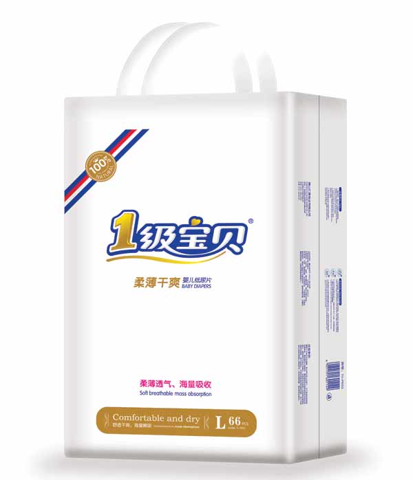 1級寶貝柔薄干爽大包尿片L