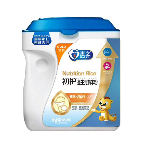 初護益生元胡蘿卜玉米奶米粉手握桶450克
