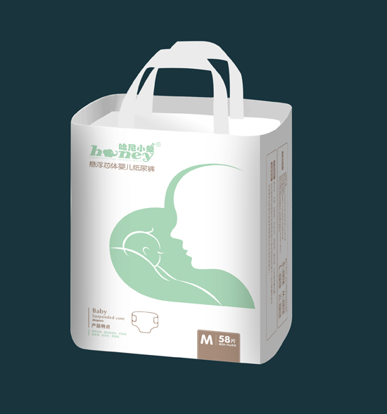 哈尼小象懸浮芯體yinge紙尿褲M碼58片