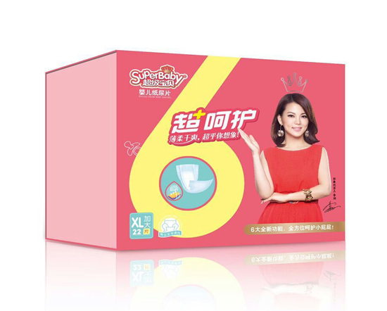超級(jí)寶貝超呵護(hù)yinge紙尿片XL碼22片