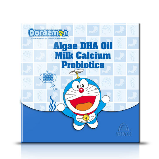 哆啦A夢(mèng)DHA藻油乳鈣益生菌