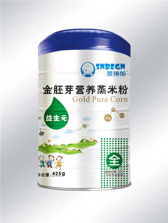 圣培加金胚芽營(yíng)養(yǎng)蒸米粉益生元配方罐裝