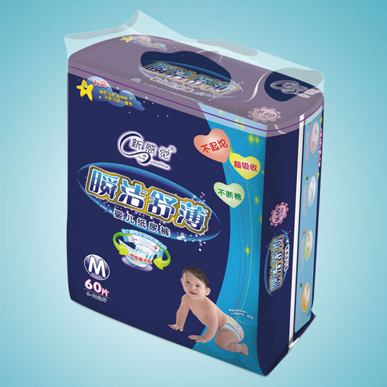 新感覺瞬潔舒薄yinge紙尿褲M碼60片
