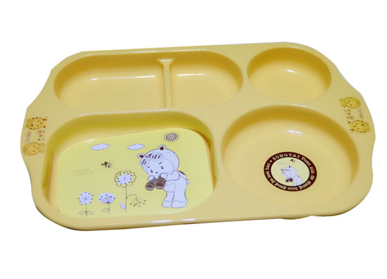 淞泰youe園寶寶兒童分五格卡通餐盤加深餐具耐摔