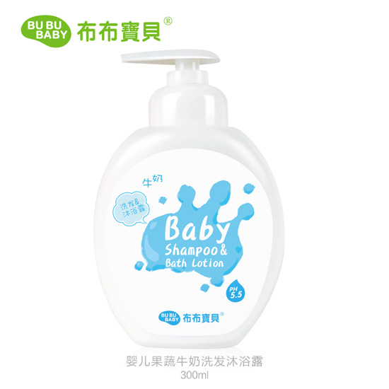 布布寶貝yinge牛奶洗發(fā)沐浴露300ml