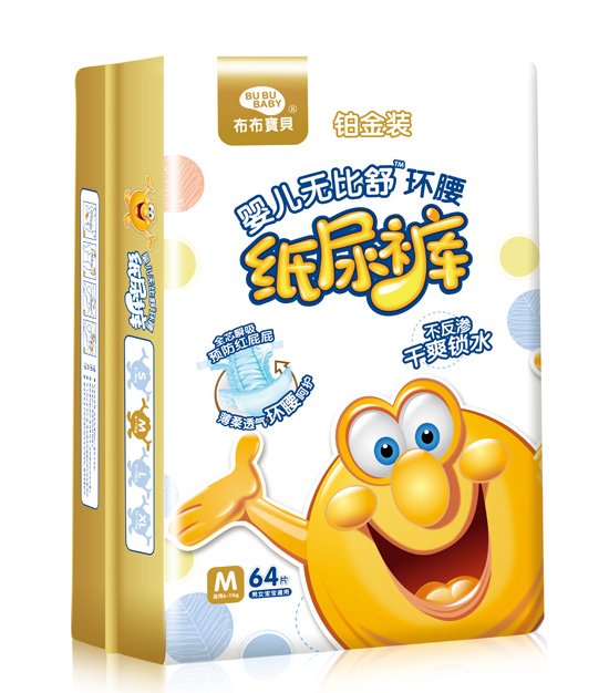 布布寶貝鉑金裝yinge環(huán)腰紙尿褲M豎向
