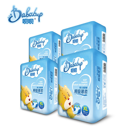 唄唄瞬吸薄柔紙尿褲XL