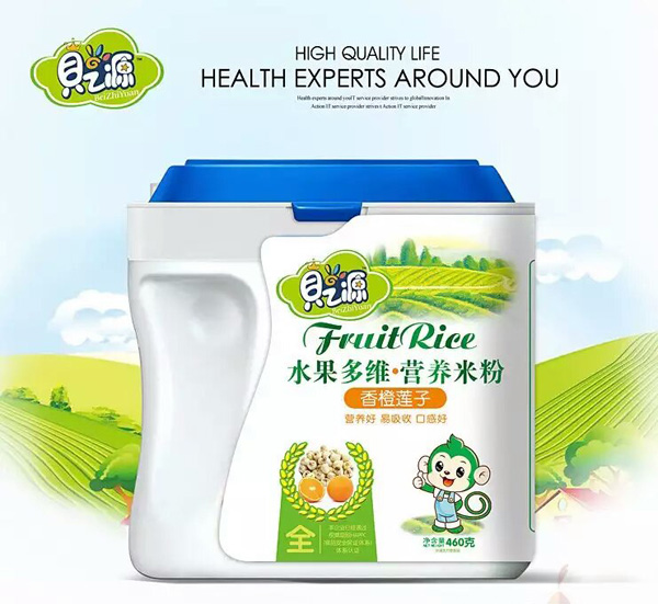 貝之源香橙蓮子水果多維營(yíng)養(yǎng)米粉