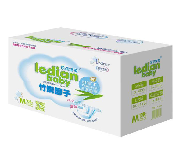 樂點(diǎn)寶寶竹炭因子yinge紙尿褲