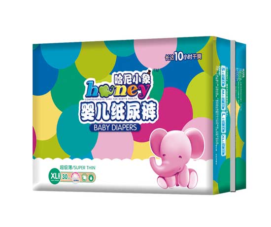 哈尼小象中包紙尿褲XL碼