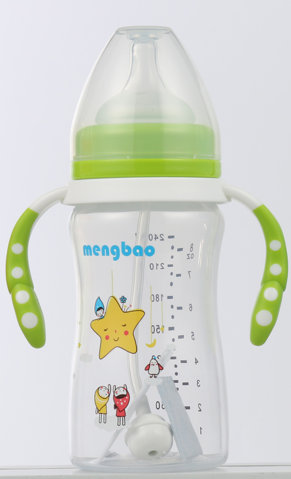   �ˌ�С�U����͸PP��ƿ240ml-�Gɫ