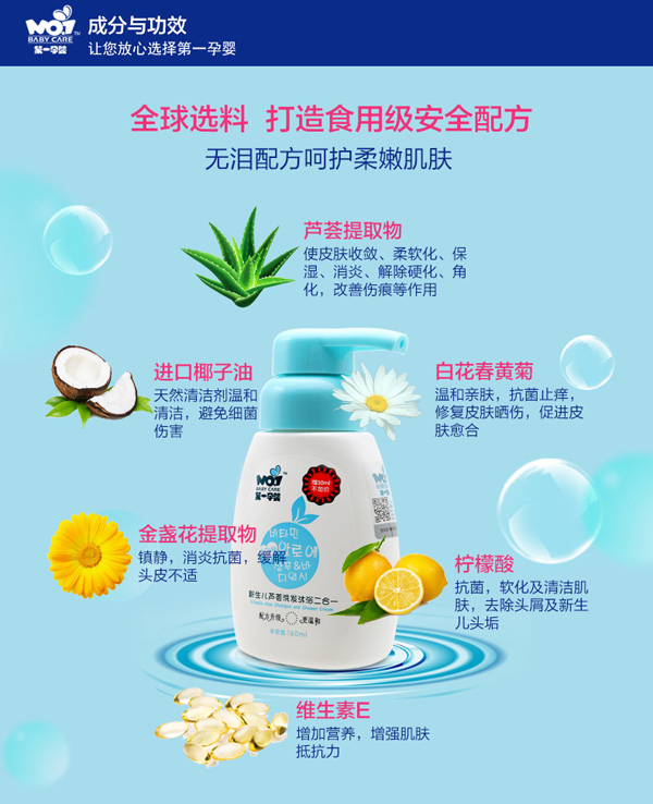 第一孕嬰新生兒蘆薈洗發(fā)沐浴二合一160ml 安全配方.jpg