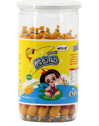 味佳小美芝士味鱈魚腸桶裝