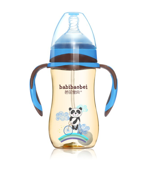 芭芘寶貝PPSU寬口徑奶瓶藍色