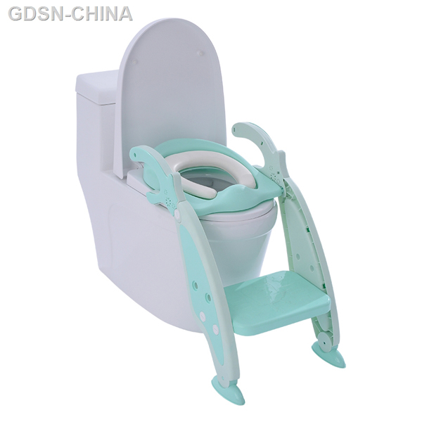 青蛙嘟迪兒童時尚階梯式輔助坐便器藍(lán)色
