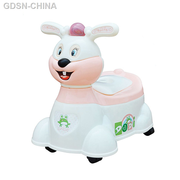 青蛙嘟迪兔子滑輪座便器粉色