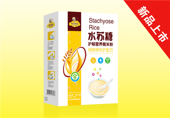 歐貝米拉水蘇糖護(hù)暢營養(yǎng)餐米粉鈣鐵鋅優(yōu)護(hù)配方盒裝