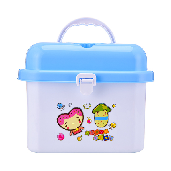 邦貝小象多功能奶瓶收納箱藍(lán)色