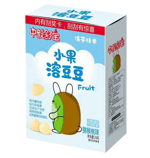 中毅舒寶水果溶豆豆-獼猴桃味