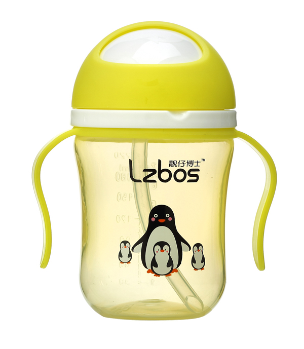 靚仔博士PP魔術(shù)防噴旋轉(zhuǎn)水壺 黃色