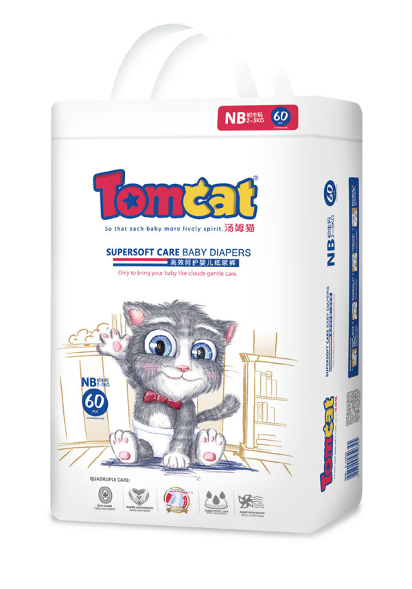 湯姆貓高效呵護嬰兒紙尿褲NB60