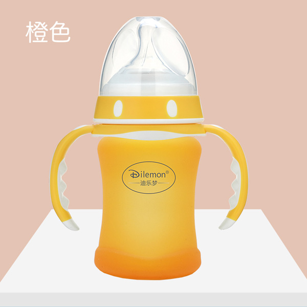 迪樂夢高鵬硅玻璃奶瓶5046橙色.jpg 迪樂夢高鵬硅玻璃奶瓶5046橙色.jpg