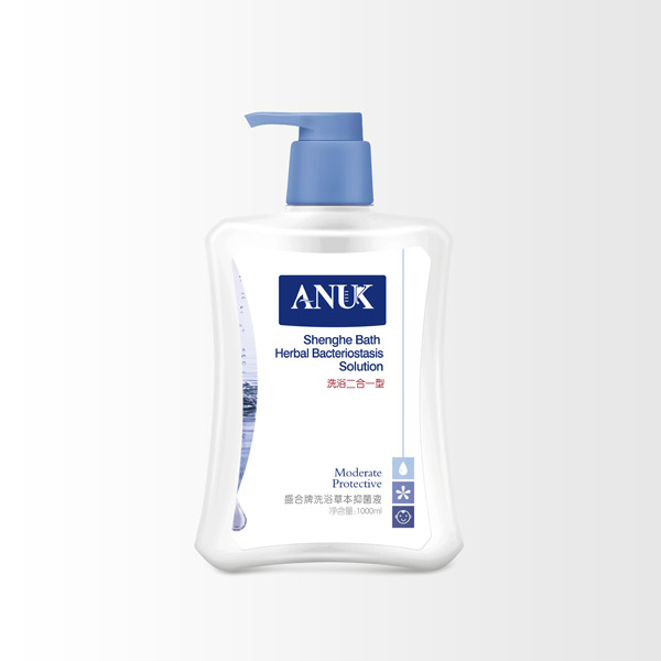 泉嬰愛(ài)洗浴草本抑菌液-洗浴二合一型1000ml