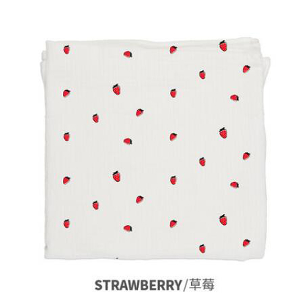 西班牙baby bitesyingeMuslin多用途純棉襁褓包巾 草莓.jpg 西班牙baby bitesyingeMuslin多用途純棉襁褓包巾 草莓.jpg