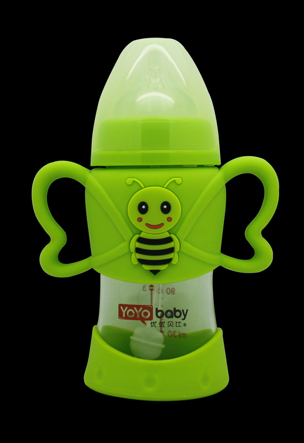 優(yōu)優(yōu)貝比180ml 寬口小蜜蜂硅膠套防摔玻璃奶瓶.jpg 優(yōu)優(yōu)貝比180ml 寬口小蜜蜂硅膠套防摔玻璃奶瓶.jpg