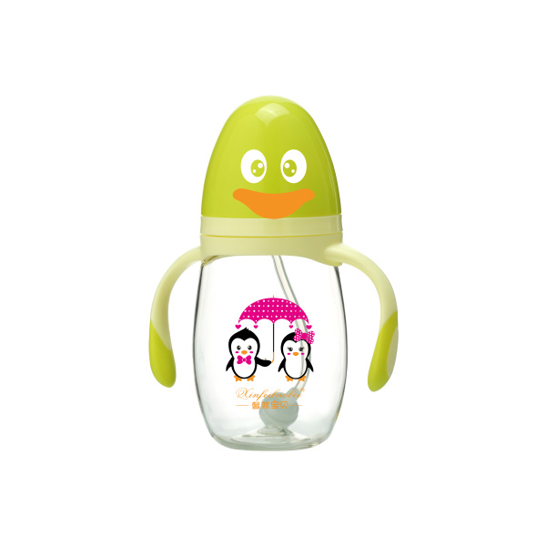 馨菲寶貝企鵝寬口徑PA奶瓶240ml綠色.jpg 馨菲寶貝企鵝寬口徑PA奶瓶240ml綠色.jpg